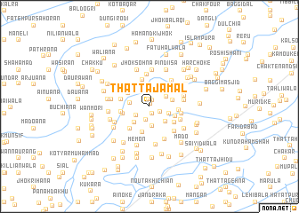 map of Thatta Jamāl