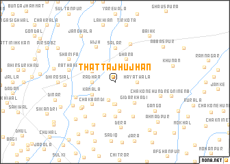 map of Thatta Jhujhān
