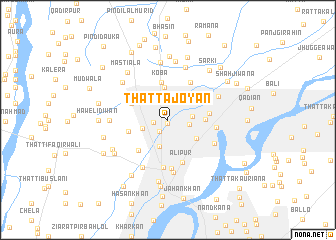 map of Thatta Joyān