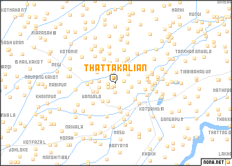 map of Thatta Kāliān