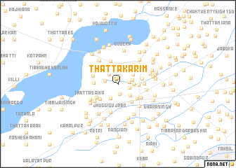 map of Thatta Karīm