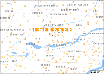 map of Thatta Kharānwāla