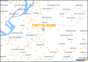 map of Thatta Ladian