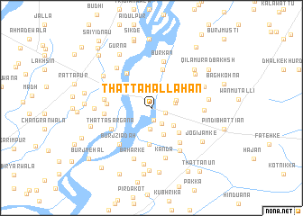 map of Thatta Mallāhān