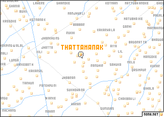 map of Thatta Mānak