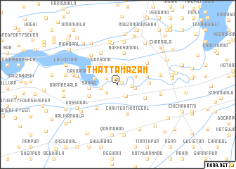 map of Thatta Mazam