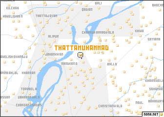 map of Thatta Muhammad