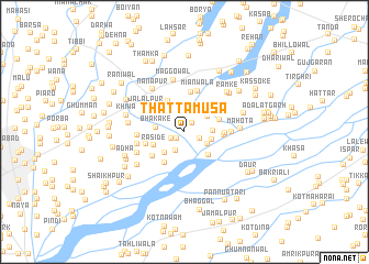 map of Thatta Musa