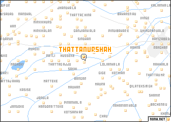 map of Thatta Nūr Shāh