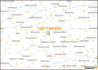 map of Thatta Pīrān