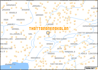 map of Thatta Ranera Kalān