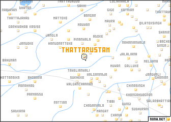 map of Thatta Rustam