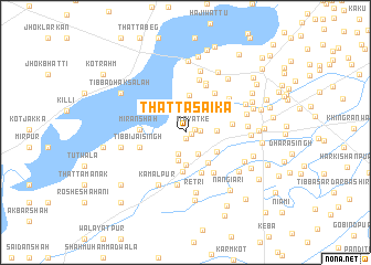 map of Thatta Saika