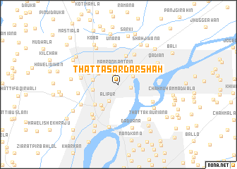 map of Thatta Sardar Shāh