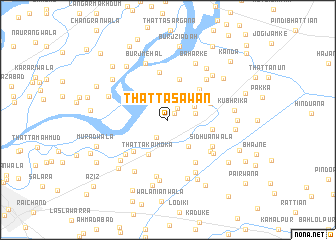 map of Thatta Sawan