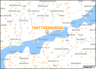 map of Thatta Shahāmad