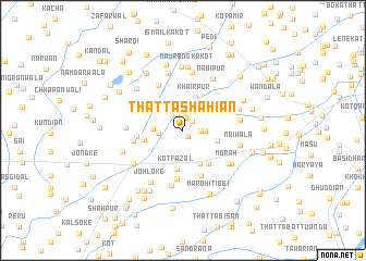 map of Thatta Shāhiān