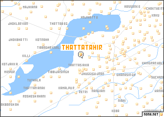 map of Thatta Tāhir