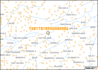 map of Thatta Yār Muhammad