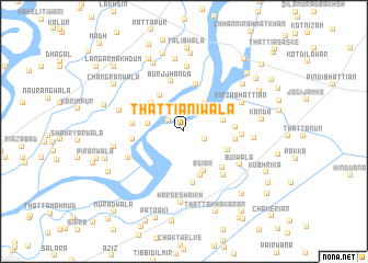 map of Thattiānīwāla