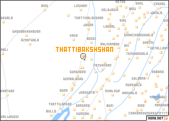 map of Thatti Baksh Shan