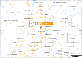 map of Thatti Dhakwān