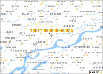 map of Thatti Shāh Muhammad