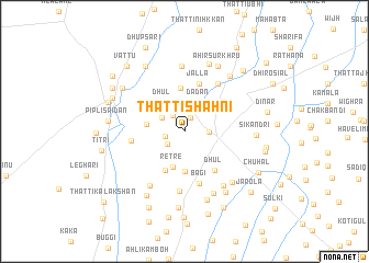 map of Thatti Shāhni