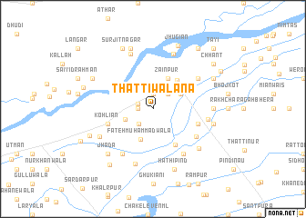 map of Thatti Walāna