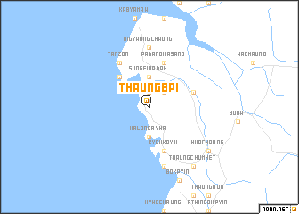 map of Thaungbpi