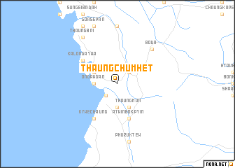 map of Thaung Chumhet