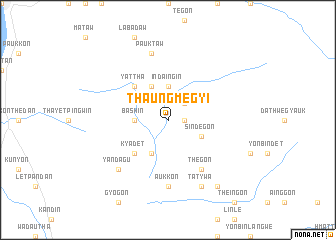 map of Thaungmegyi