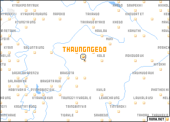 map of Thaungngèdo