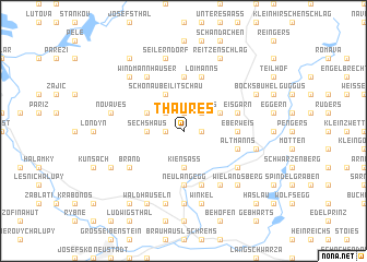 map of Thaures