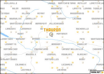 map of Thauron