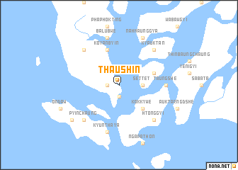 map of Tha-ushin