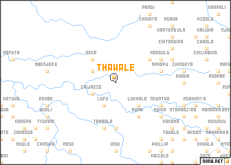 map of Thawale