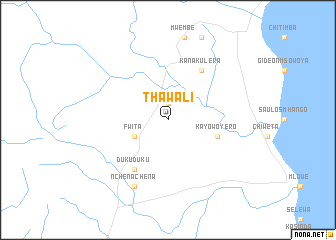 map of Thawali