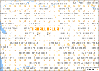 map of Thawalla