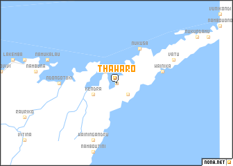 map of Thawaro