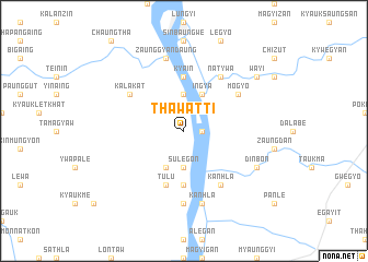 map of Thawatti