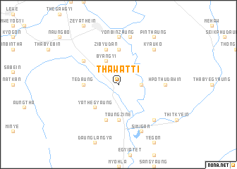 map of Thawatti