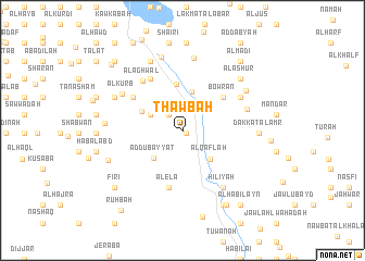 map of Thawbah