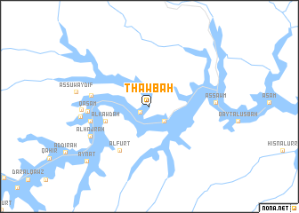 map of Thawbah