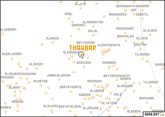 map of Thawbar