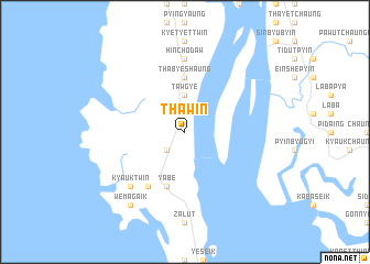 map of Thawin