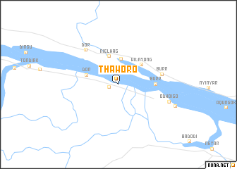 map of Thaworo