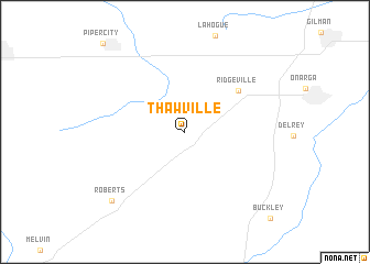 map of Thawville