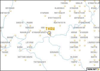 map of Thaw