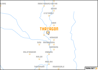 map of Thayagon